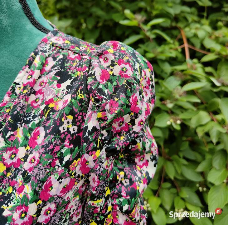 Bluzka Vero Moda XS 34 S 36 satynowa guziki długi Szczecin