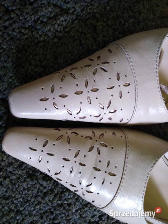 Skórzane czółenka Kielce