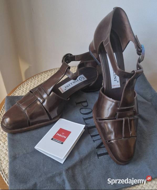 Nowe buty marki Pollinidamskie wizytowe skóra Lublin