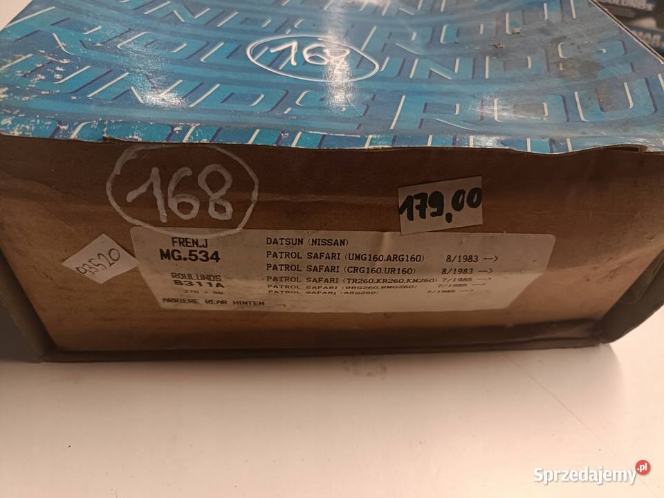 Nissan Patrol Safari TYLNE SZCZĘKI HAMULCOWE tył Rudka