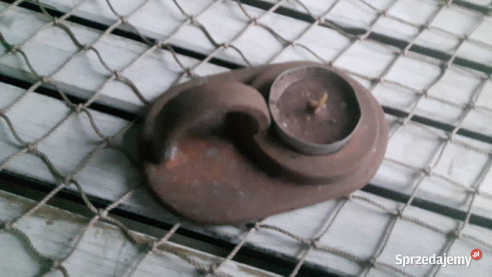 Świecznik ceramiczny ręcznie wykonany mazowieckie Otwock