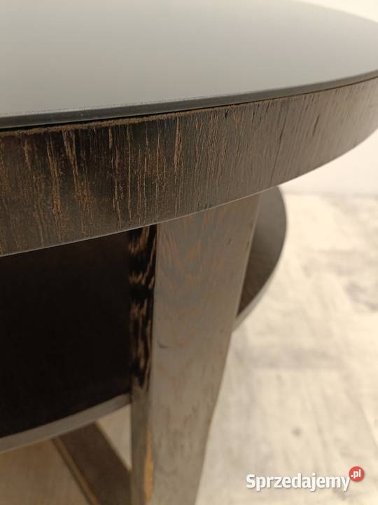 stolik kawowy art deco gabinetowy z krzesłami Radomsko