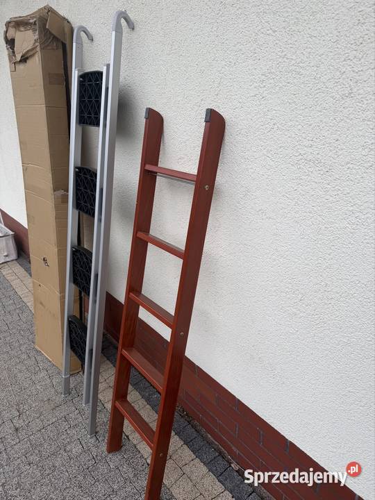 Drabinka do alkowy kampera aluminiowa drewniana Pozostałe