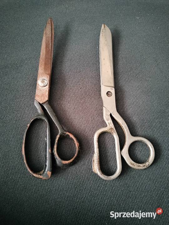 Stare duże nożyce bez sygnatury prl zestaw zachodniopomorskie Choszczno