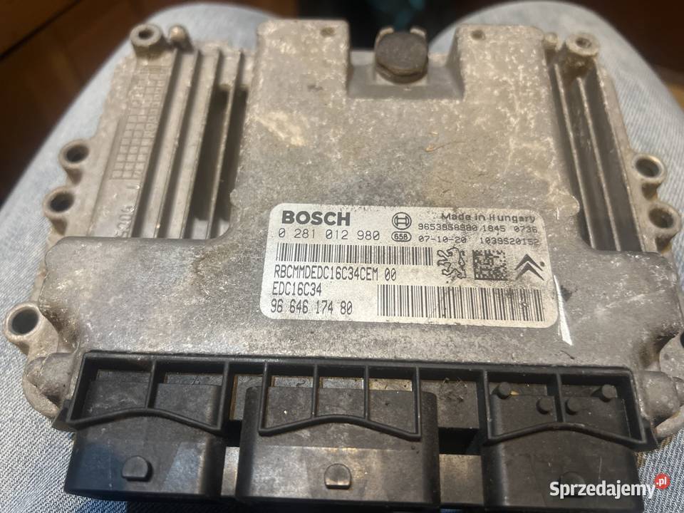 Komputer silnika citroen peugeot 0281012980 wielkopolskie Margonin