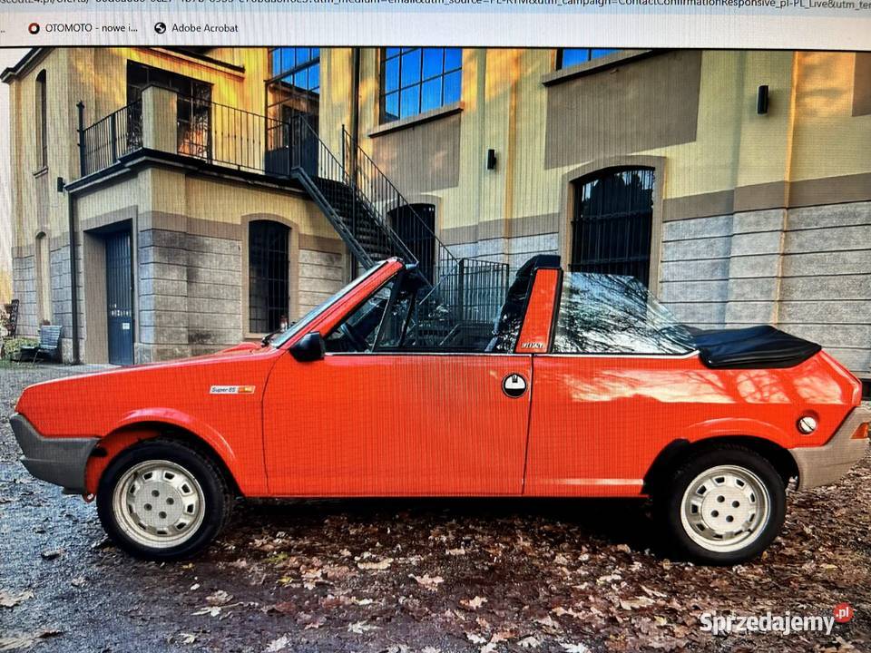Fiat Ritmo Klasyk Zabytek Oryginał Rok produkcji 1982 Stryków