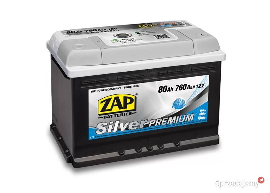 Akumulator Zap Silver Premium 80Ah 760A mazowieckie Radom