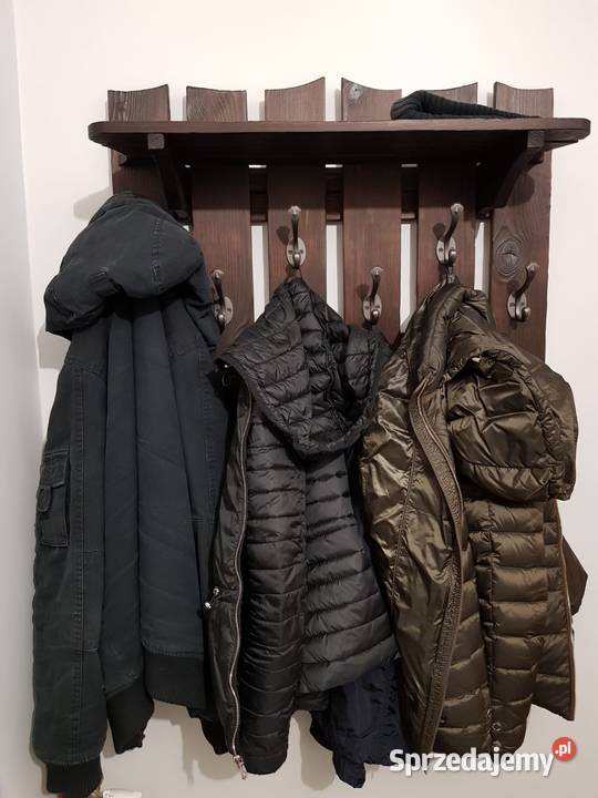 Wieszak drewniany vintage rustykalny loft Radków