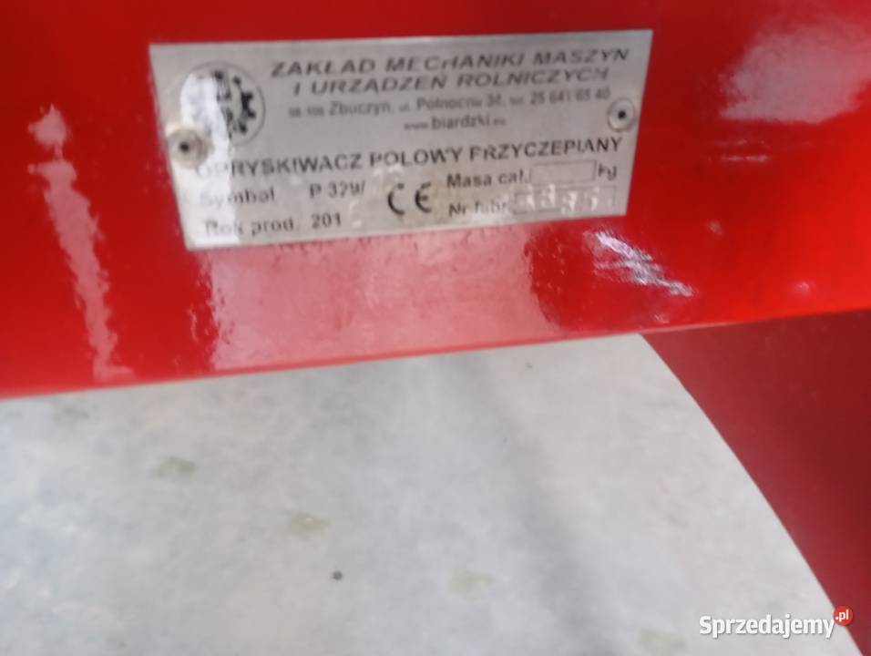 Opryskiwacz ciągany Biardzki 160015m nie pilmet nieuszkodzony mazowieckie Radom
