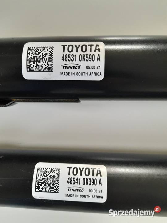 Amortyzatory tył 485410K390A 485310K590A Toyota