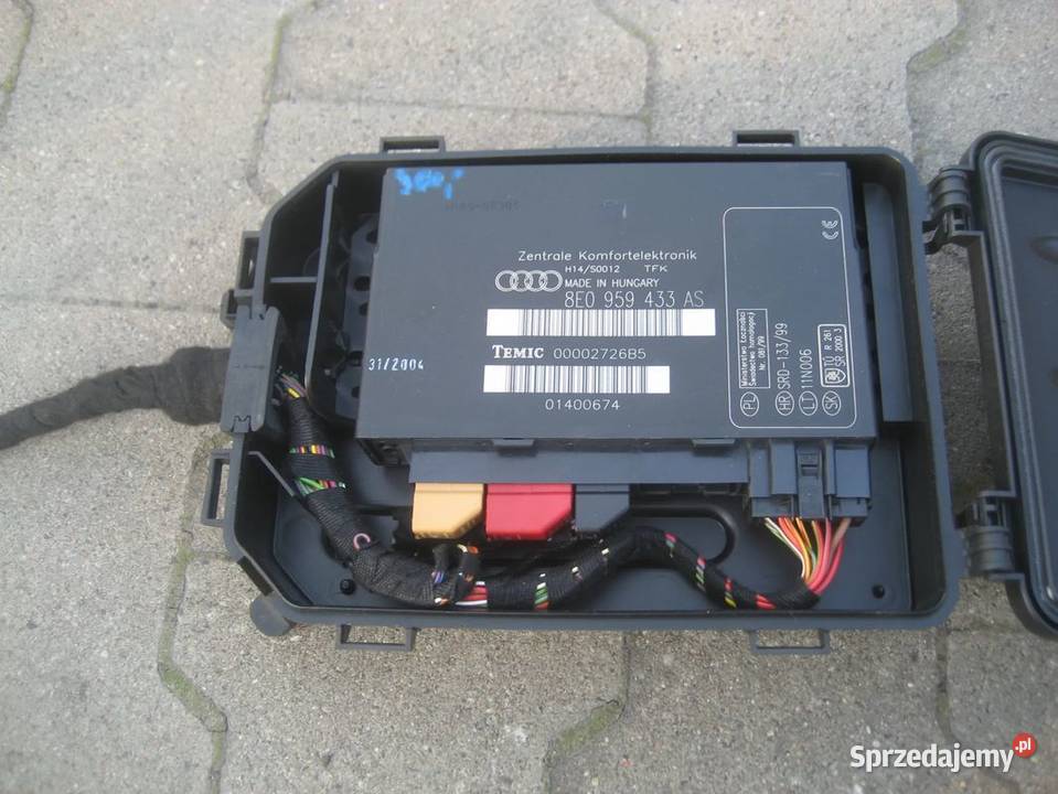 audi a4 b6 małysz 0205r moduł sterownik komfortu Rakoniewice