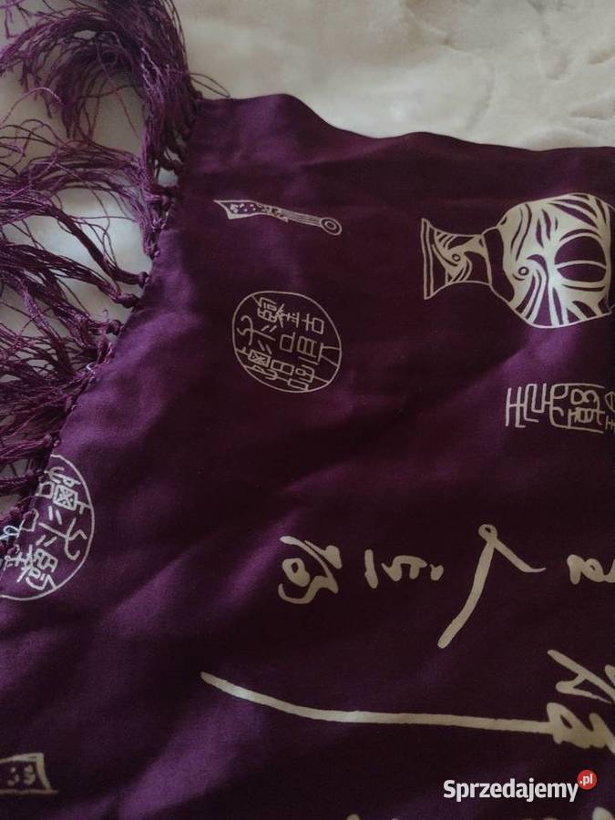 Jedwabny szal wieczorowy z Dubaju szalik100 Dla kobiet Kraków