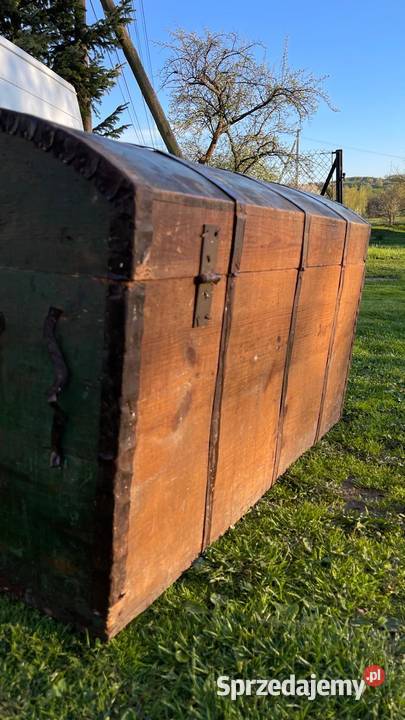 Antyczna skrzynia świetny stan Do renowacji z Rzeszów