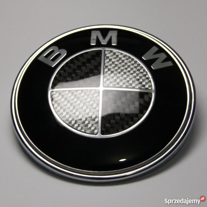 Znaczek BMW Emblemat Carbon Komplet. Więcbork Sprzedajemy.pl