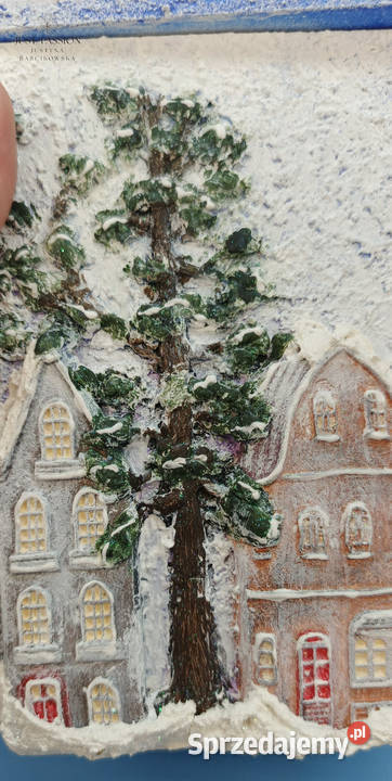 Ręcznie malowany świecznik z bajkowym Pozostałe warmińsko-mazurskie Ostróda