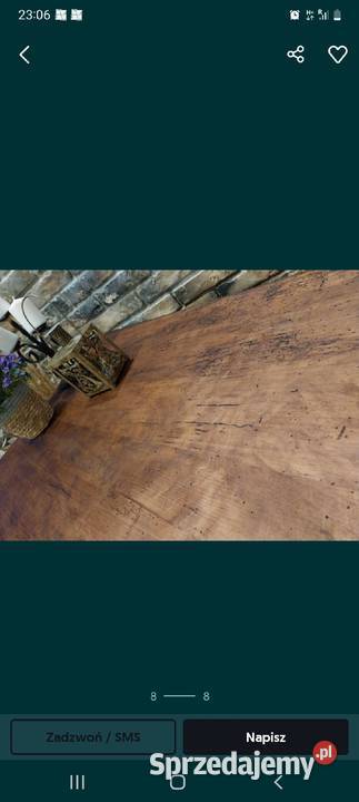 Stół przedwojenny stary retro elektycxny ciezki Gdańsk