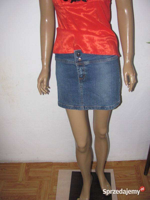spódnica jeansowa moon skirt jeans Odzież damska Zamość