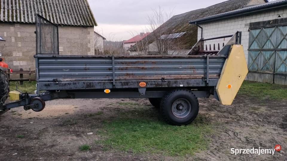 Rozrzutnik obornika jednoosiowy czarna lubelskie Łuków