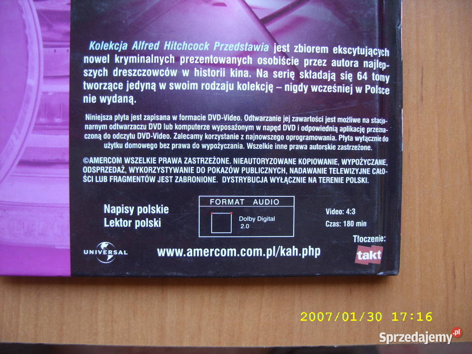 Film na VCD ALFRED HIYCHCOK PRZEDSTAWIA 1 i 5 2 dolnośląskie
