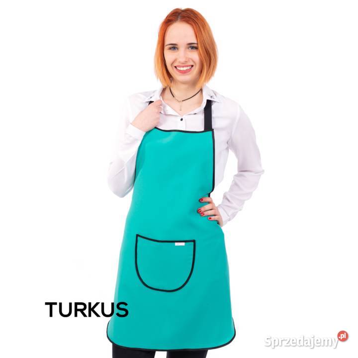 FARTUCH Biały czarny żółty zielony bordo Gdańsk