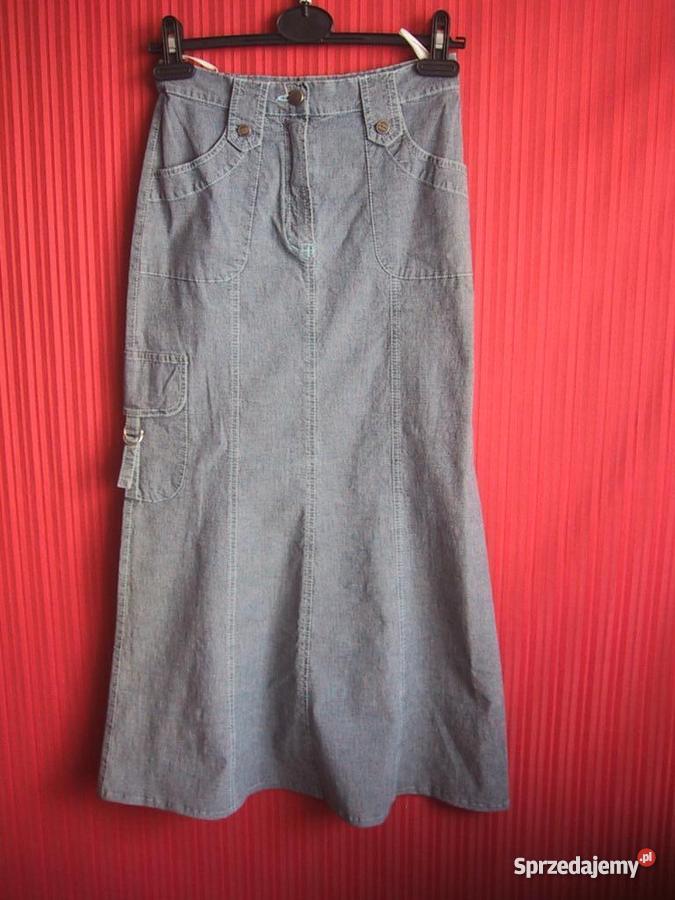 DŁUGA modna jeans Spódnica ideałRS lubelskie