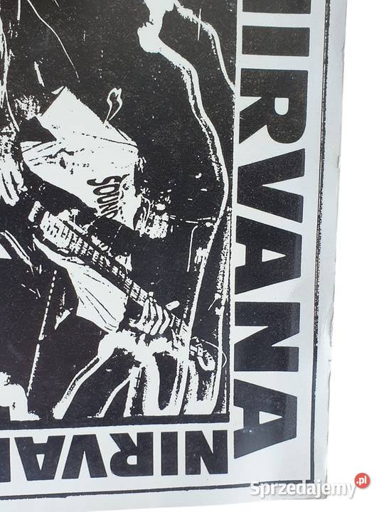 Stary plakat koncertowy NIRVANA unikat Cieszyn