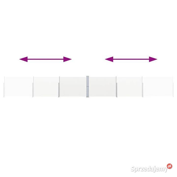 vidaXL Wysuwana markiza boczna na taras 170x1200 mazowieckie