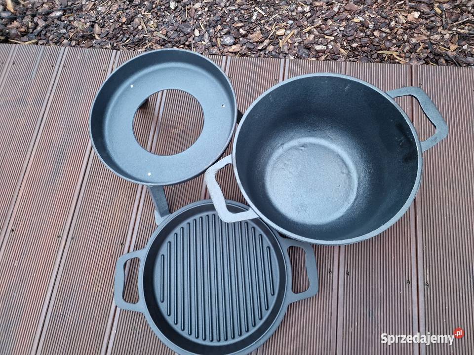 Kociolek żeliwny 10 litrów 3W1 Piaseczno sprzedam