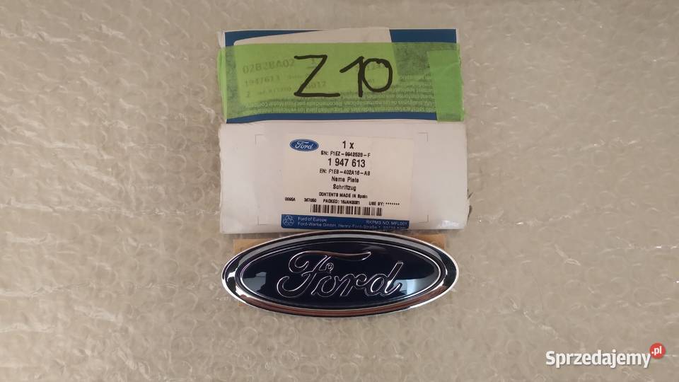 EMBLEMAT ZNACZEK TYŁ FORD FOCUS FIESTA PUMA OEM Żukowo