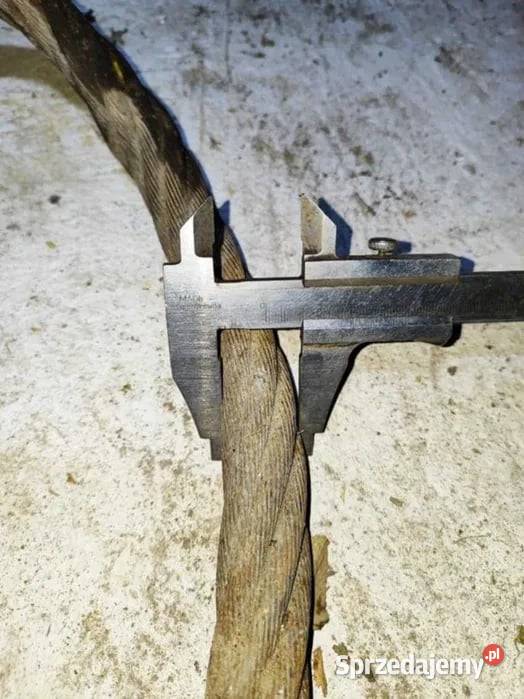 Stalowa lina wagonówka gruba 28 mm Tarnobrzeg