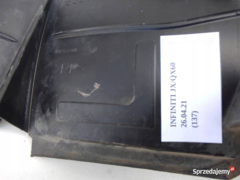 NADKOLE LEWY PRZÓD CZĘŚĆ TYLNA INFINITI QX60 JX Karoseria Nowy Tomyśl