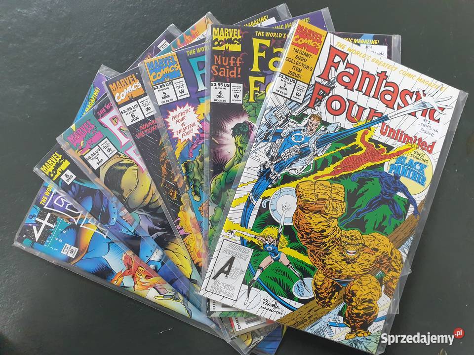 Fantastic Four Unlimited 7 komiksów Marvel USA Rok wydania 1993 sprzedam