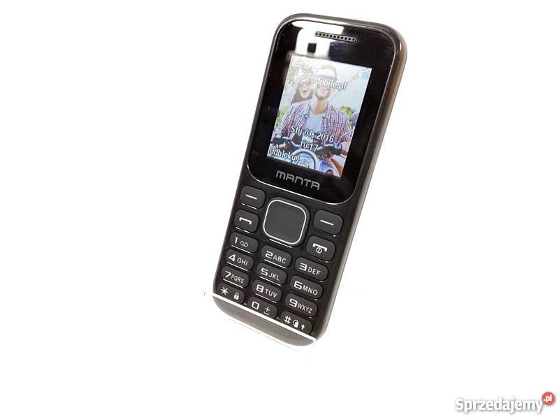 TELEFON KLASYCZNY MANTA 1711 DUAL SIM APARAT standardowa dolnośląskie Strzelin