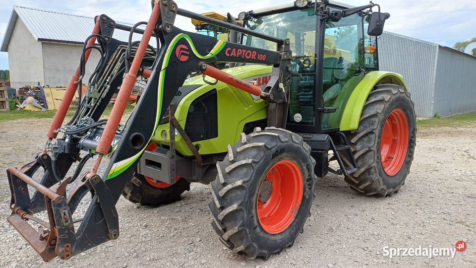 Claas Axos 320 z ładowaczem czołowym Faucheux Siedlce