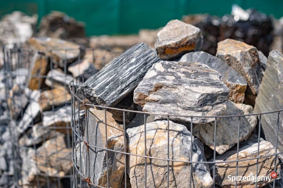 Kamień ogrodowy ozdobny grysy kora kamienna Żwir i kamienie