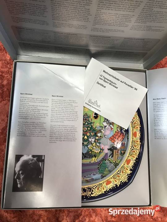 Talerz Rosenthal Bjrn Wiinblad Kolędy na Kielce sprzedam