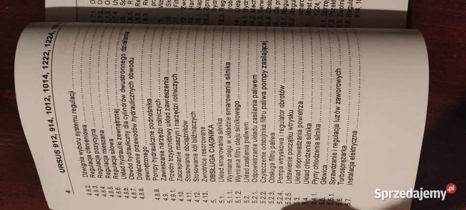 Instrukcja obsługi Ursus 9121614 podkarpackie Stalowa Wola sprzedam