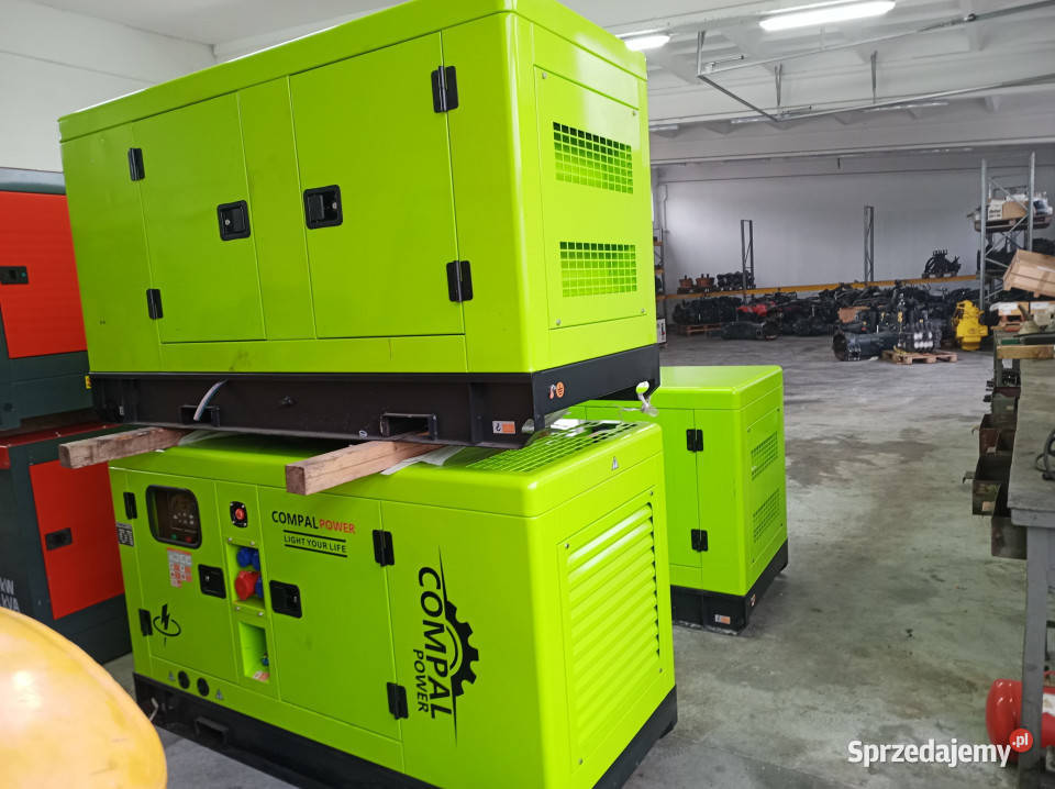 Agregat prądotwórczy COMPAL POWER 30 kW AVR ATS nie Łojowice