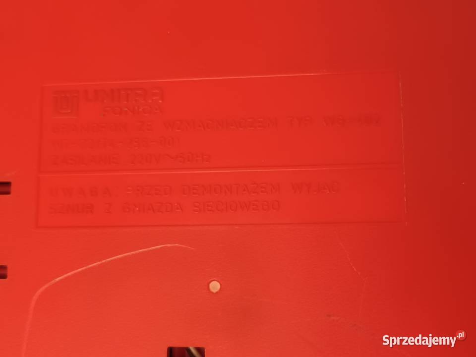 Polski gramofon Stereo Mister Hit licencja