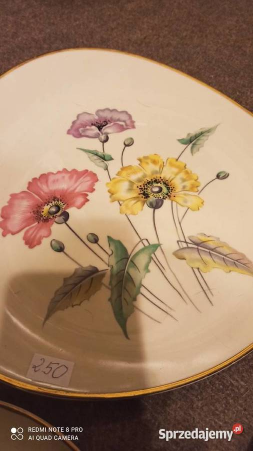 Patera Mitterteich Kolor ecru Z kwiatami Gdańsk