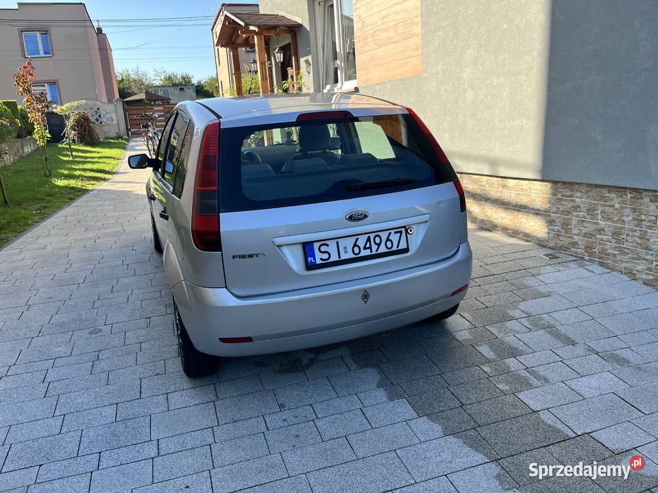 Ford Fiesta MK VI Ghia srebrny metalik 13 manualna Siemianowice Śląskie