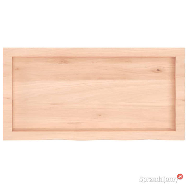 Blat stołu 80x40x24 surowe lite drewno dębowe Warszawa