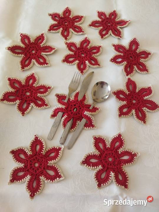 Gwiazda betlejemska na sztućce małopolskie Ryczówek