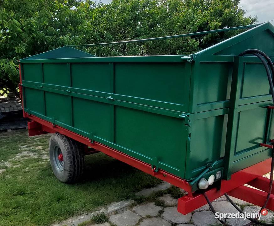 Przyczepa jednoosiowa wywrotka 3 strony śląskie Pilica