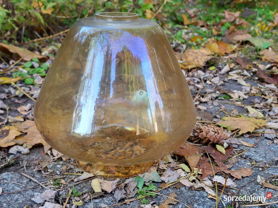 Klosze z czasów PRL lekko żółty miodowy kolor Kraków