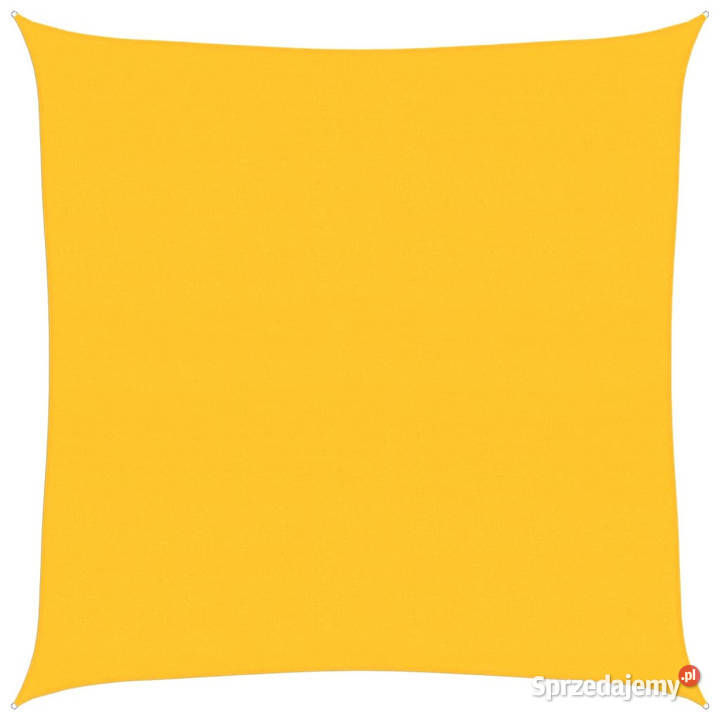 Żagiel przeciwsłoneczny 160 gm żółty 45x45 m
