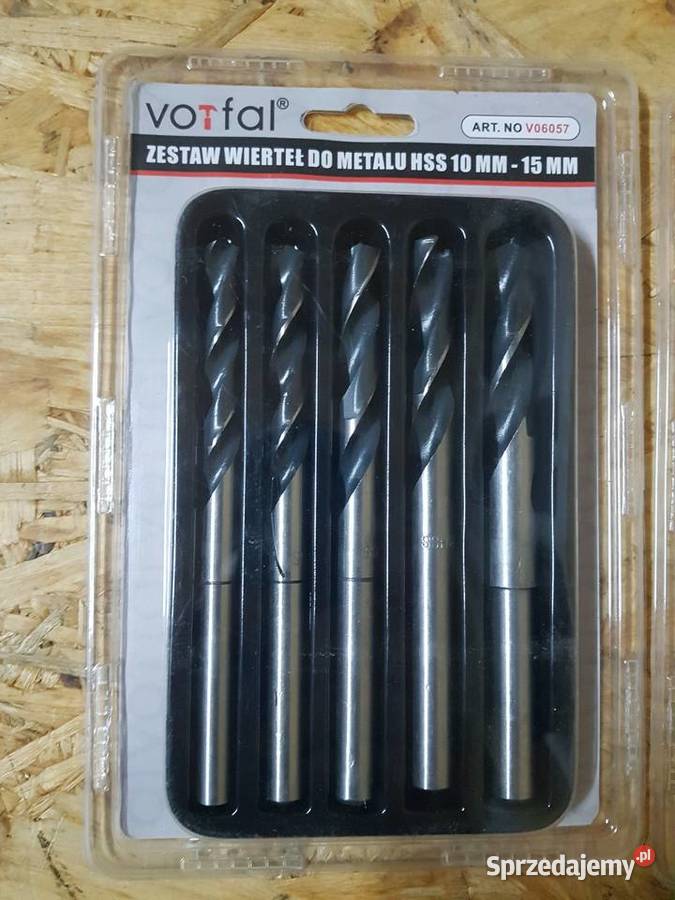 KOMPLET WIERTEŁ DO METALU 5 1015MM HSS VORFAL sprzedam
