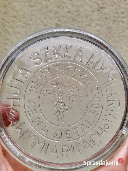 Słoiki weck PRL vintage 1L