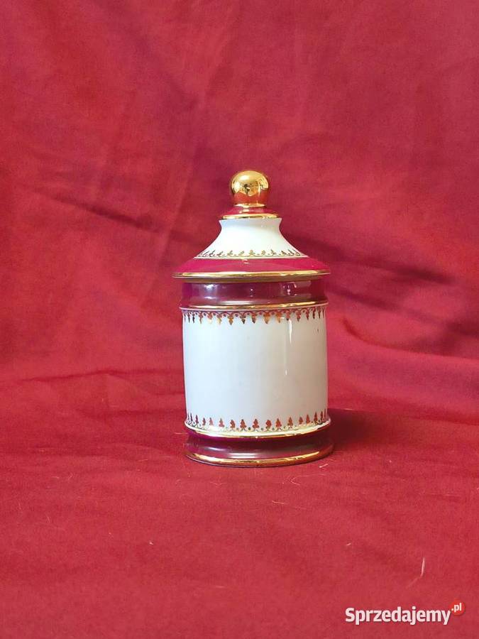 Porcelanowy pojemnik Limoges France Courting Porcelana i szkło Chorzew