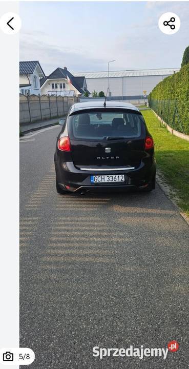 Seat altea 2011 Zadbany czarna perła Chojnice